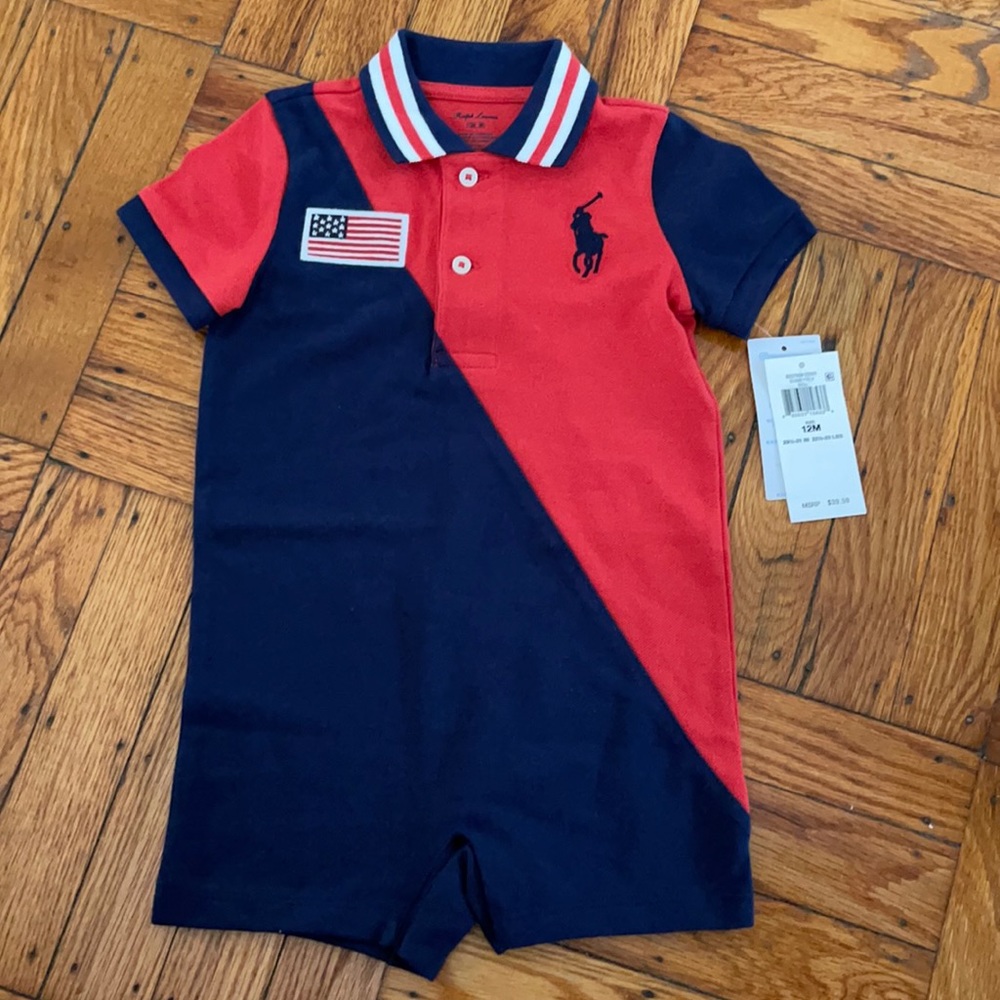 NWT Ralph Lauren Baby Boy Soft Cotton Jumper